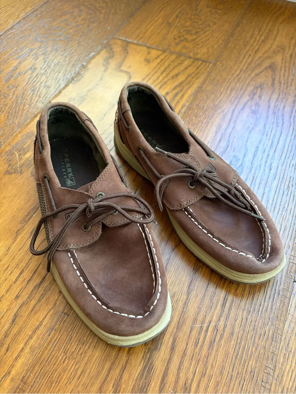 Sperry Brown Boys' Boat Shoes